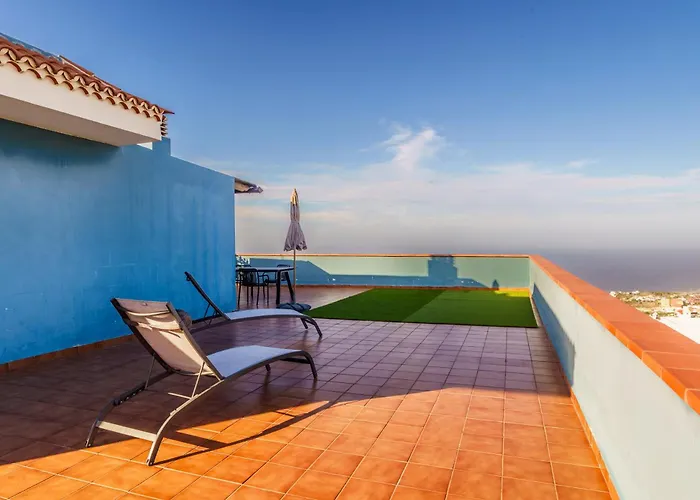 Penthouse Amparo Del Teide - Terrace&bbq Apartamento *